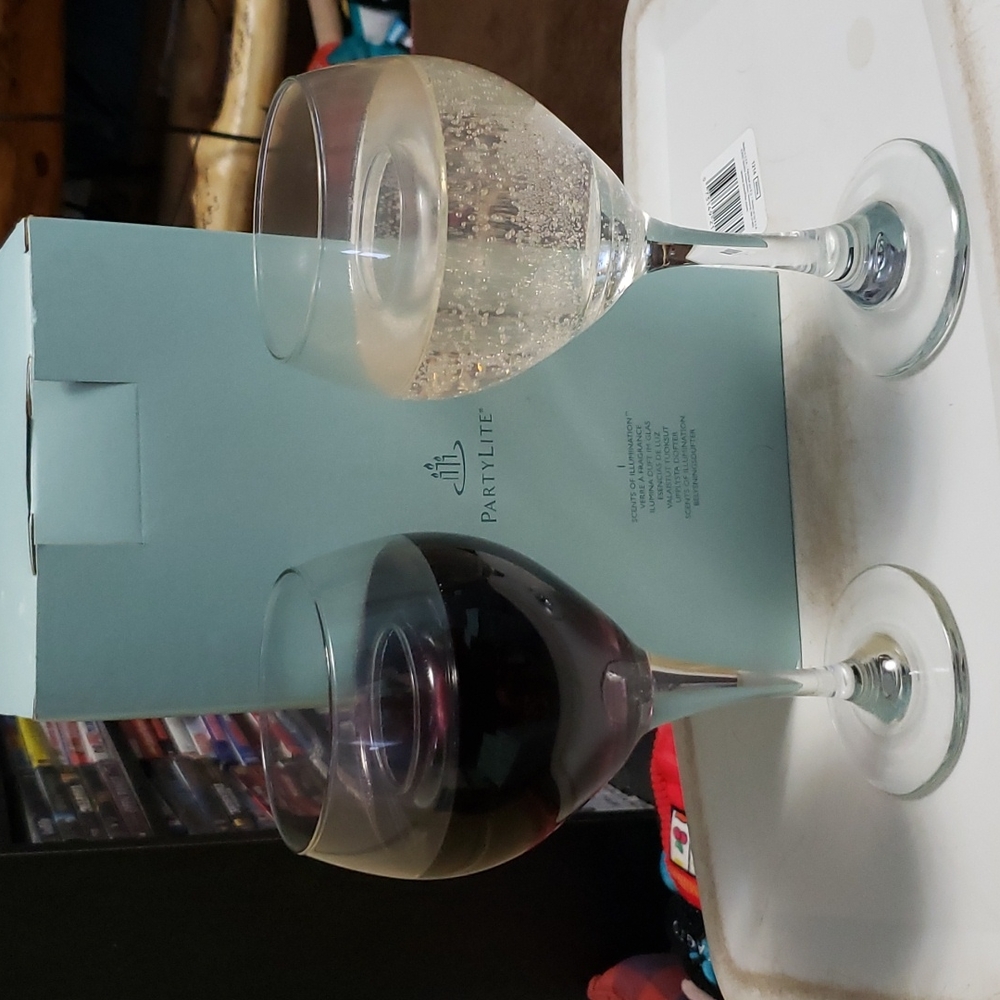Partylite wine glass holders